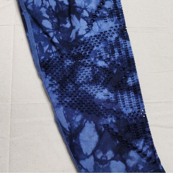 Pink by Victorias Secret Elastic Waist Leggings size X-Small Blue - Picture 4 of 9